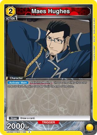 Maes Hughes (UE09ST/FMA-1-105) - UE09ST FULLMETAL ALCHEMIST Starter Deck