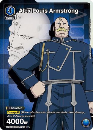 Alex Louis Armstrong (R*) (UE09ST/FMA-1-110) - UE09ST FULLMETAL ALCHEMIST Starter Deck Foil