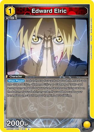 Edward Elric (010) (UE09BT/FMA-1-010) - UE09BT FULLMETAL ALCHEMIST