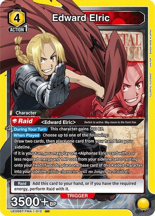 Edward Elric (012) (UE09BT/FMA-1-012) - UE09BT FULLMETAL ALCHEMIST Foil