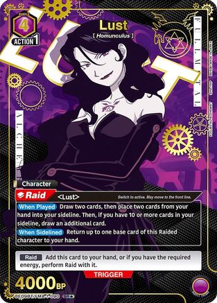 Lust (090) (SR*) (UE09BT/FMA-1-090) - UE09BT FULLMETAL ALCHEMIST Foil