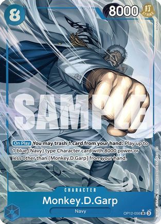 Monkey.D.Garp (Alternate Art) (OP12-056) - Legacy of the Master Foil