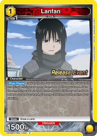 Lanfan (022) (UE09BT/FMA-1-022) - UE09BT FULLMETAL ALCHEMIST Release Event Cards