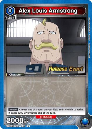 Alex Louis Armstrong (034) (UE09BT/FMA-1-034) - UE09BT FULLMETAL ALCHEMIST Release Event Cards