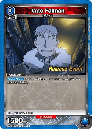 Vato Falman (UE09BT/FMA-1-056) - UE09BT FULLMETAL ALCHEMIST Release Event Cards
