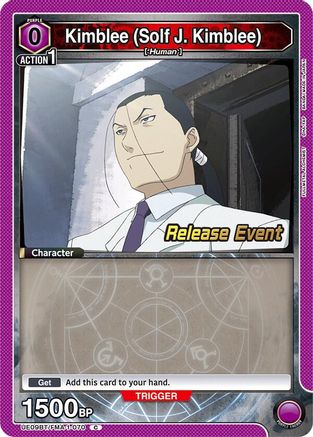 Kimblee (Solf J. Kimblee) (070) (UE09BT/FMA-1-070) - UE09BT FULLMETAL ALCHEMIST Release Event Cards