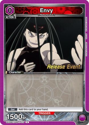 Envy (075) (UE09BT/FMA-1-075) - UE09BT FULLMETAL ALCHEMIST Release Event Cards