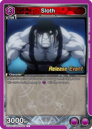 Sloth (UE09BT/FMA-1-083) - UE09BT FULLMETAL ALCHEMIST Release Event Cards