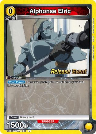 Alphonse Elric (002) (UE09BT/FMA-1-002) - UE09BT FULLMETAL ALCHEMIST Release Event Cards