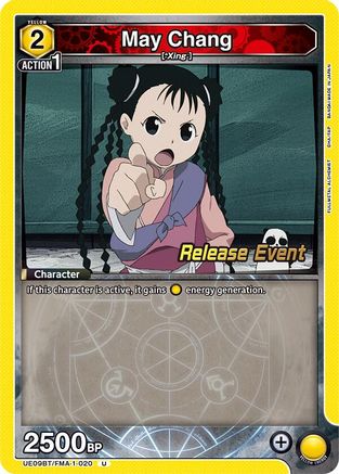 May Chang (020) (UE09BT/FMA-1-020) - UE09BT FULLMETAL ALCHEMIST Release Event Cards