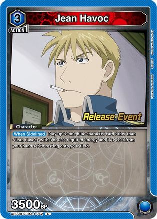 Jean Havoc (UE09BT/FMA-1-042) - UE09BT FULLMETAL ALCHEMIST Release Event Cards