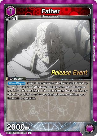 Father (078) (UE09BT/FMA-1-078) - UE09BT FULLMETAL ALCHEMIST Release Event Cards