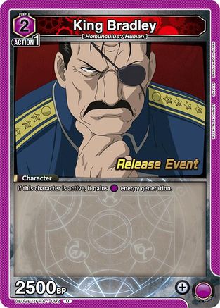 King Bradley (092) (UE09BT/FMA-1-092) - UE09BT FULLMETAL ALCHEMIST Release Event Cards
