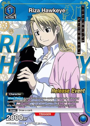 Riza Hawkeye (Release Event Participation) (UEPR/FMA-1-050) - UE09BT FULLMETAL ALCHEMIST Release Event Cards