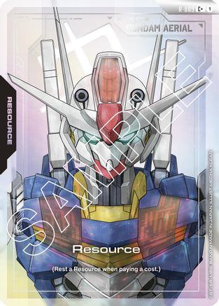 Resource (R-009) (C+) (R-009) - Newtype Rising Holofoil