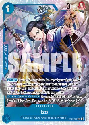 Izo (ST22-002) - Starter Deck 22: Ace & Newgate Foil
