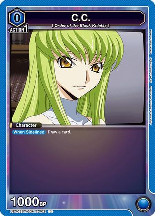 C.C. (002) (UEX03BT/CGH-2-002) - UEX03BT CODE GEASS Lelouch of the Rebellion Vol2