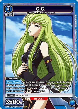 C.C. (005) (UEX03BT/CGH-2-005) - UEX03BT CODE GEASS Lelouch of the Rebellion Vol2 Foil