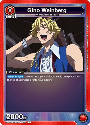 Gino Weinberg (067) (UEX03BT/CGH-2-067) - UEX03BT CODE GEASS Lelouch of the Rebellion Vol2