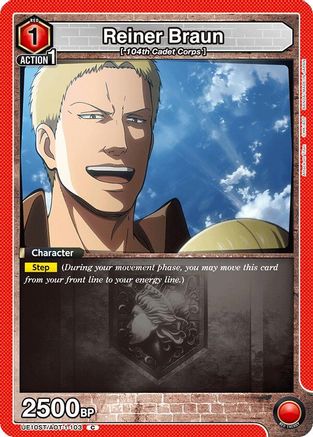 Reiner Braun (UE10ST/AOT-1-103) - UE10ST Attack on Titan Starter Deck