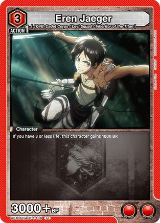 Eren Jaeger (106) (UE10ST/AOT-1-106) - UE10ST Attack on Titan Starter Deck