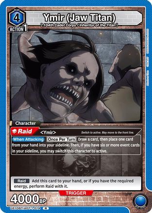 Ymir (Jaw Titan) (UE10BT/AOT-1-014) - UE10BT Attack on Titan Foil