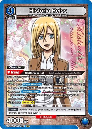Historia Reiss (022) (UE10BT/AOT-1-022) - UE10BT Attack on Titan Foil