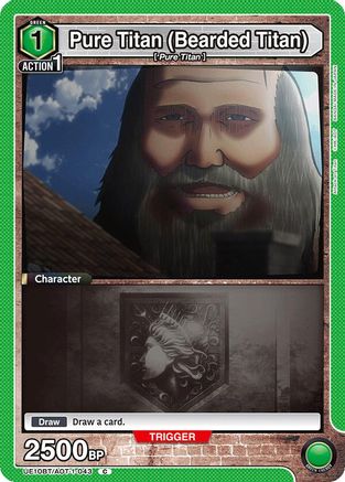 Pure Titan (Bearded Titan) (UE10BT/AOT-1-043) - UE10BT Attack on Titan