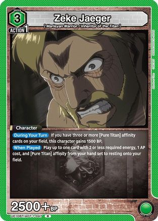 Zeke Jaeger (047) (UE10BT/AOT-1-047) - UE10BT Attack on Titan Foil