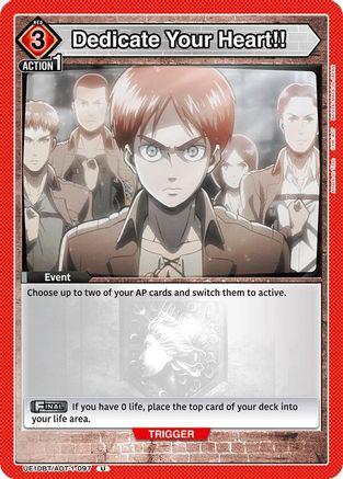 Dedicate Your Heart!! (UE10BT/AOT-1-097) - UE10BT Attack on Titan