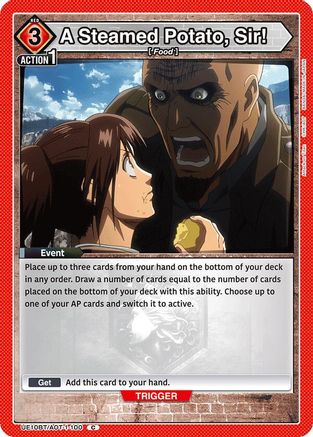 A Steamed Potato, Sir! (UE10BT/AOT-1-100) - UE10BT Attack on Titan