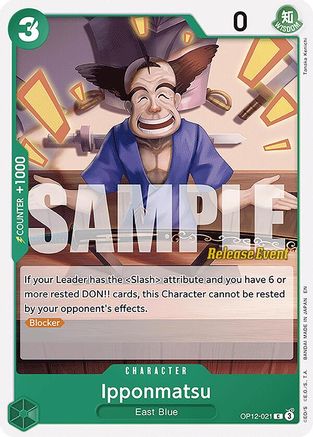 Ipponmatsu (OP12-021) - Legacy of the Master Release Event Cards