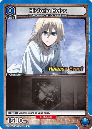 Historia Reiss (019) (UE10BT/AOT-1-019) - UE10BT Attack on Titan Release Event Cards