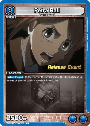 Petra Rall (UE10BT/AOT-1-006) - UE10BT Attack on Titan Release Event Cards