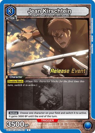 Jean Kirschtein (018) (UE10BT/AOT-1-018) - UE10BT Attack on Titan Release Event Cards