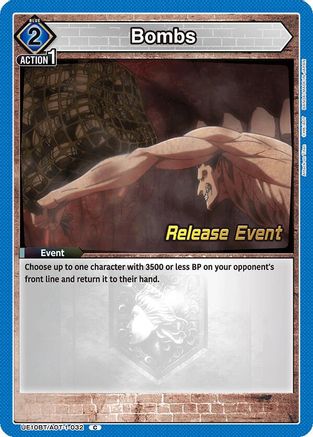 Bombs (UE10BT/AOT-1-032) - UE10BT Attack on Titan Release Event Cards