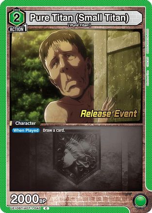 Pure Titan (Small Titan) (UE10BT/AOT-1-040) - UE10BT Attack on Titan Release Event Cards