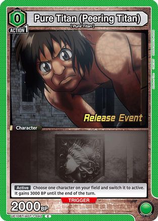 Pure Titan (Peering Titan) (UE10BT/AOT-1-042) - UE10BT Attack on Titan Release Event Cards
