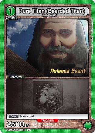 Pure Titan (Bearded Titan) (UE10BT/AOT-1-043) - UE10BT Attack on Titan Release Event Cards