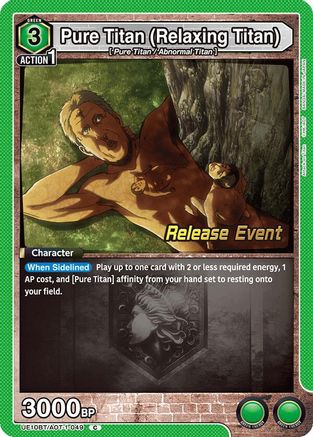Pure Titan (Relaxing Titan) (UE10BT/AOT-1-049) - UE10BT Attack on Titan Release Event Cards