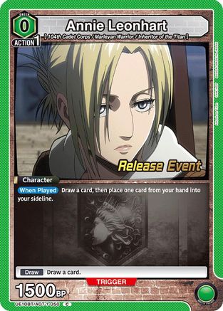 Annie Leonhart (050) (UE10BT/AOT-1-050) - UE10BT Attack on Titan Release Event Cards