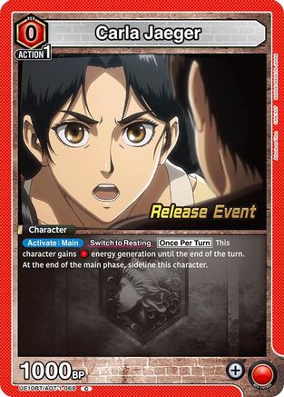 Carla Jaeger (UE10BT/AOT-1-068) - UE10BT Attack on Titan Release Event Cards