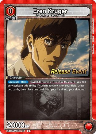 Eren Kruger (UE10BT/AOT-1-071) - UE10BT Attack on Titan Release Event Cards