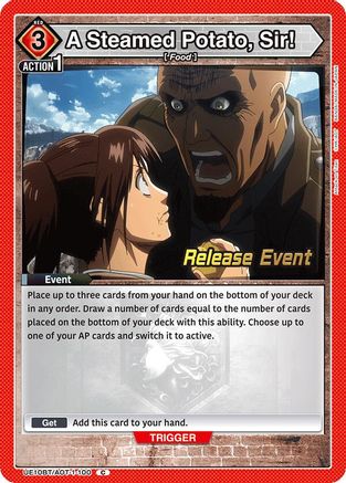 A Steamed Potato, Sir! (UE10BT/AOT-1-100) - UE10BT Attack on Titan Release Event Cards
