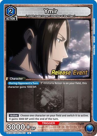 Ymir (013) (UE10BT/AOT-1-013) - UE10BT Attack on Titan Release Event Cards
