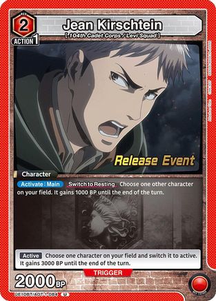 Jean Kirschtein (084) (UE10BT/AOT-1-084) - UE10BT Attack on Titan Release Event Cards