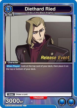 Diethard Ried (UEX03BT/CGH-2-010) - UEX03BT CODE GEASS Lelouch of the Rebellion Vol2 Release Event Cards