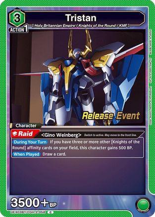 Tristan (UEX03BT/CGH-2-058) - UEX03BT CODE GEASS Lelouch of the Rebellion Vol2 Release Event Cards