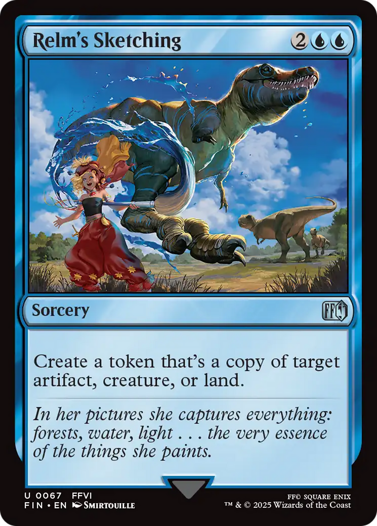 Relm's Sketching (FIN-067) - FINAL FANTASY Foil