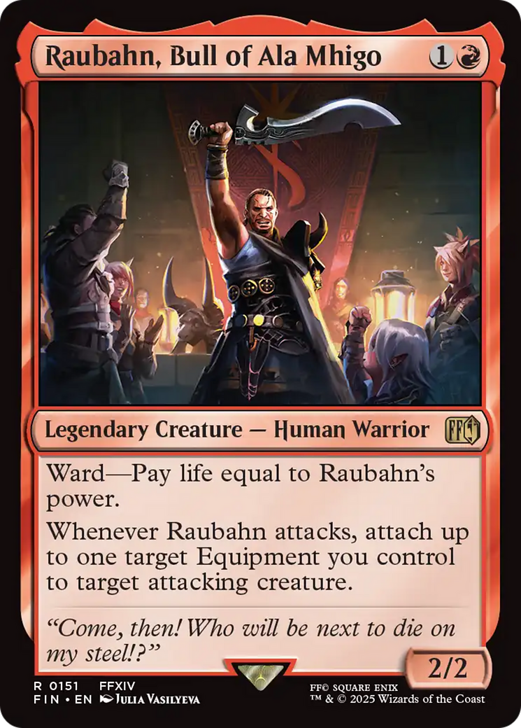 Raubahn, Bull of Ala Mhigo (FIN-151) - FINAL FANTASY Foil